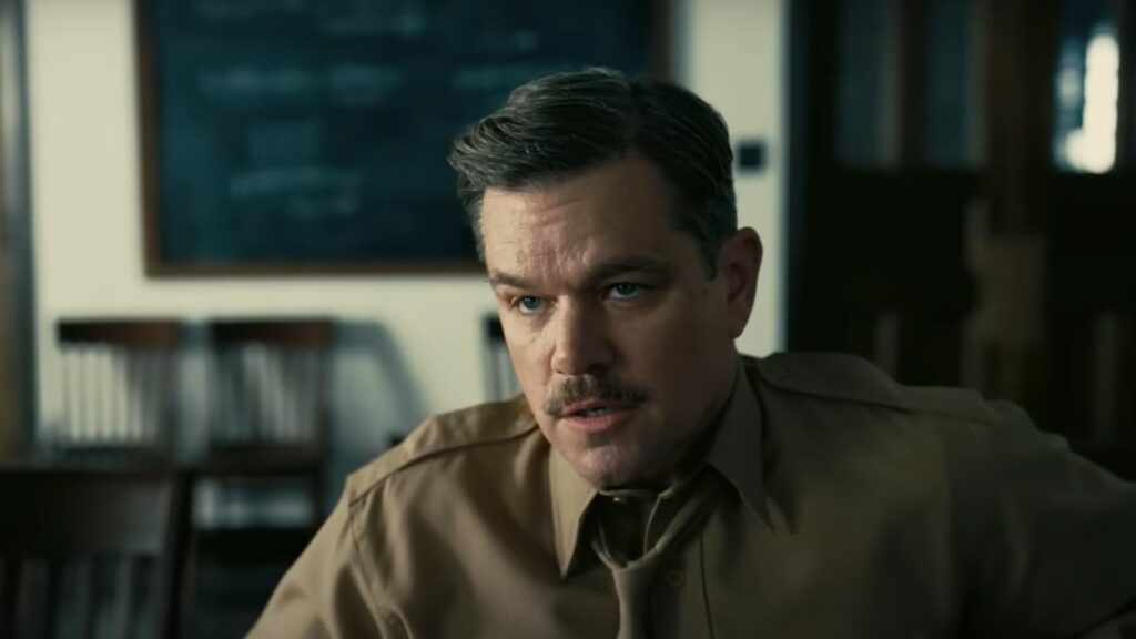 Matt Damon en Oppenheimer