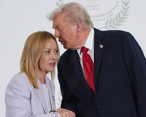 meloni y trump