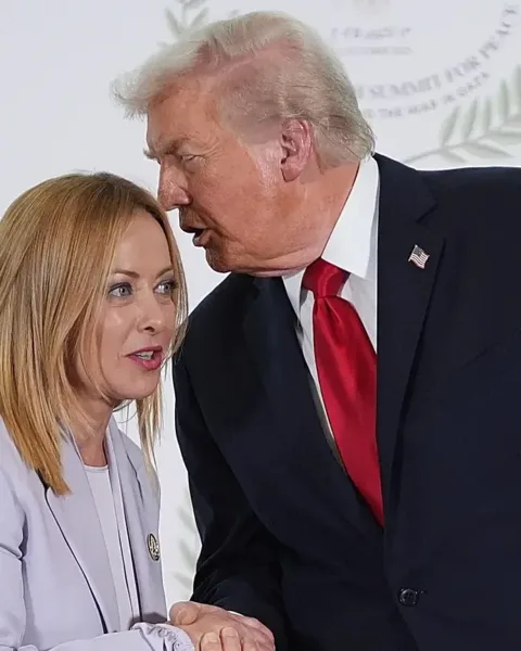 meloni y trump